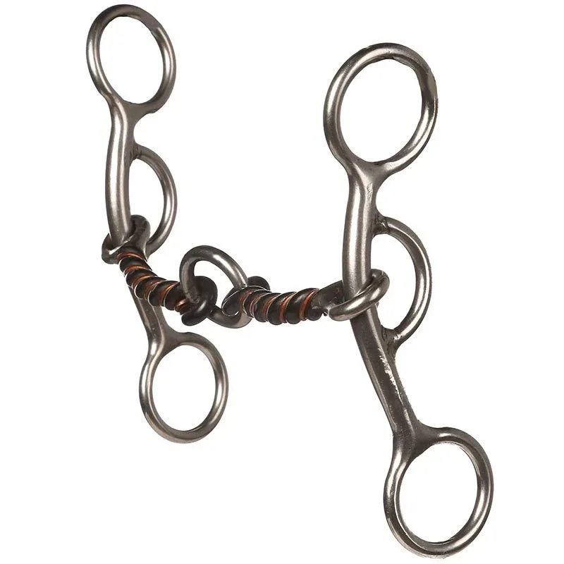 Reinsman Just Enough Sweet and Sour Twisted Wire Lifesaver Gag Bit