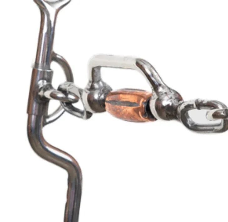 Reinsman Steel Cowboy Chain Cricket Bit - Image 2