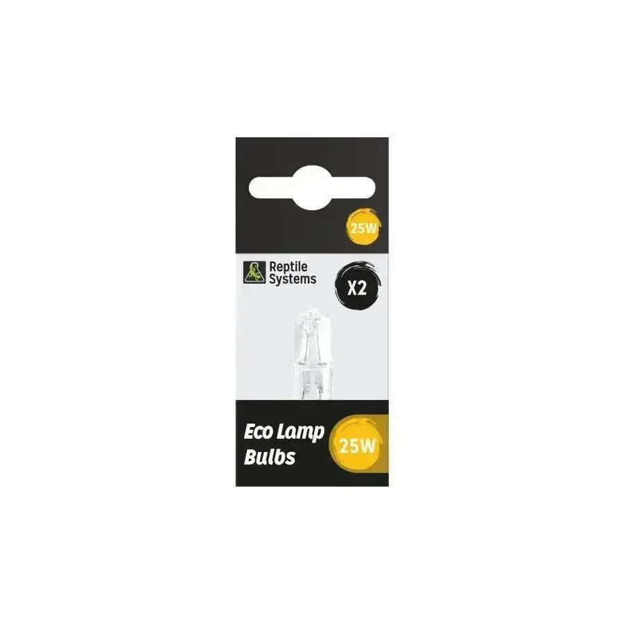 Reptile Systems 25W Eco Halogen Reptile Heat Replacement Bulb – 2-Pack