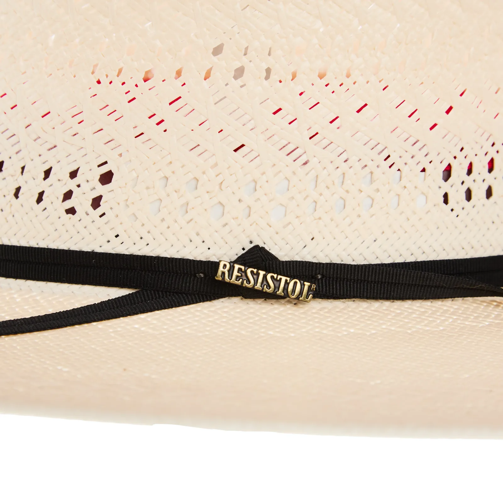 Resistol 20X Chase 4 1/2in Brim Open Crown Straw Hat - Image 2