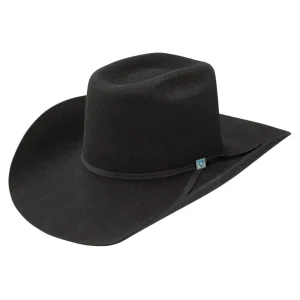 Resistol 3X Granite CJ 9th Round 2 Cord Ribbon Band Precreased Cowboy Hat