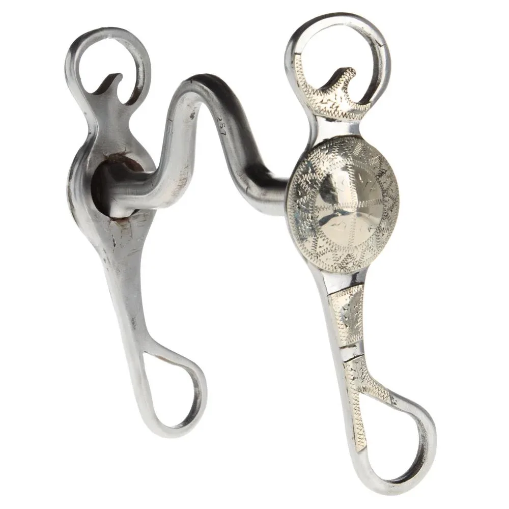 Ricky Trammell Concho Cheek High Port Bit