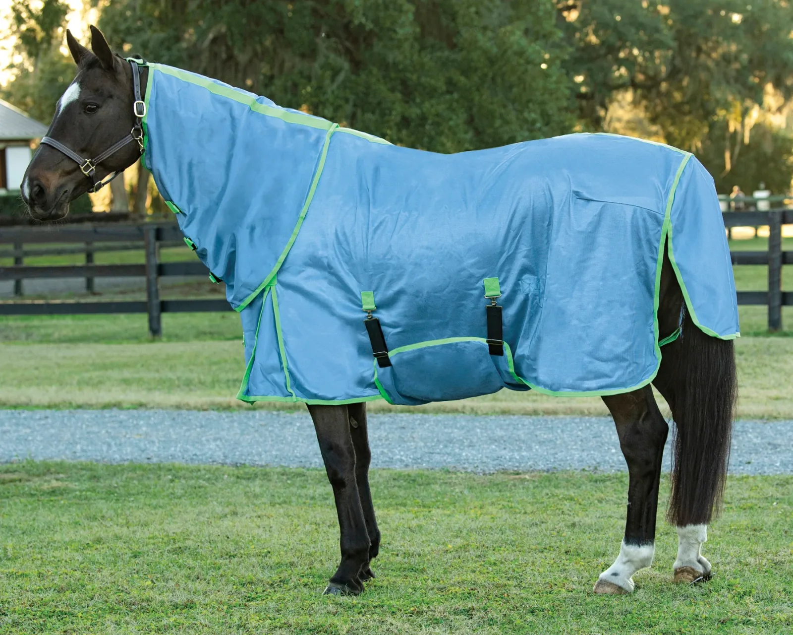 Rider's International™ Removable Neck Fly Sheet with Belly Band