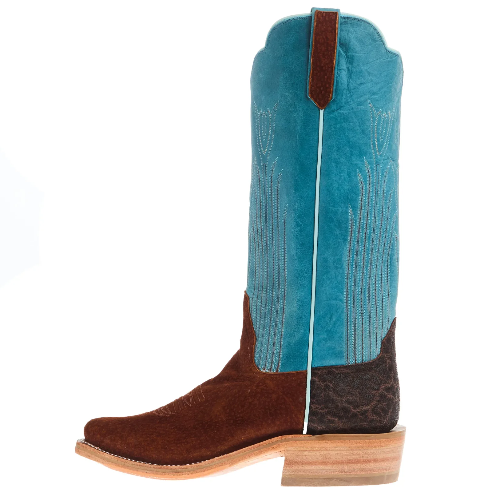 Rios Of Mercedes Men's Ride Ready Rust Carpincho 15in Aqua Buffamonte Top - Image 2