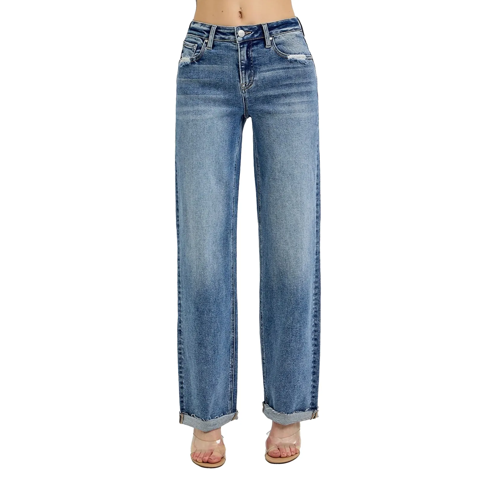 Risen Jeans Womens Medium Wide Baggy Jean - Image 2
