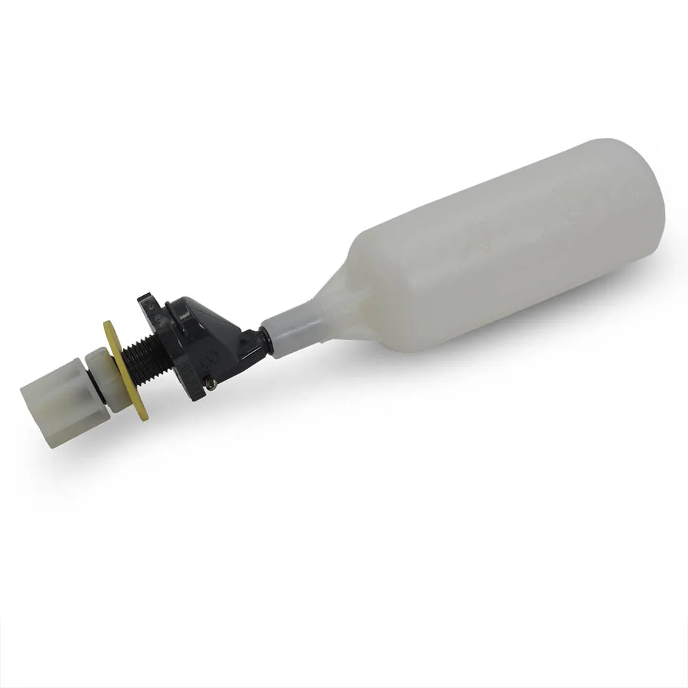 RO Mini Float Valve With Fixed Arm and 1/4" OD Tubing Jaco Inlet