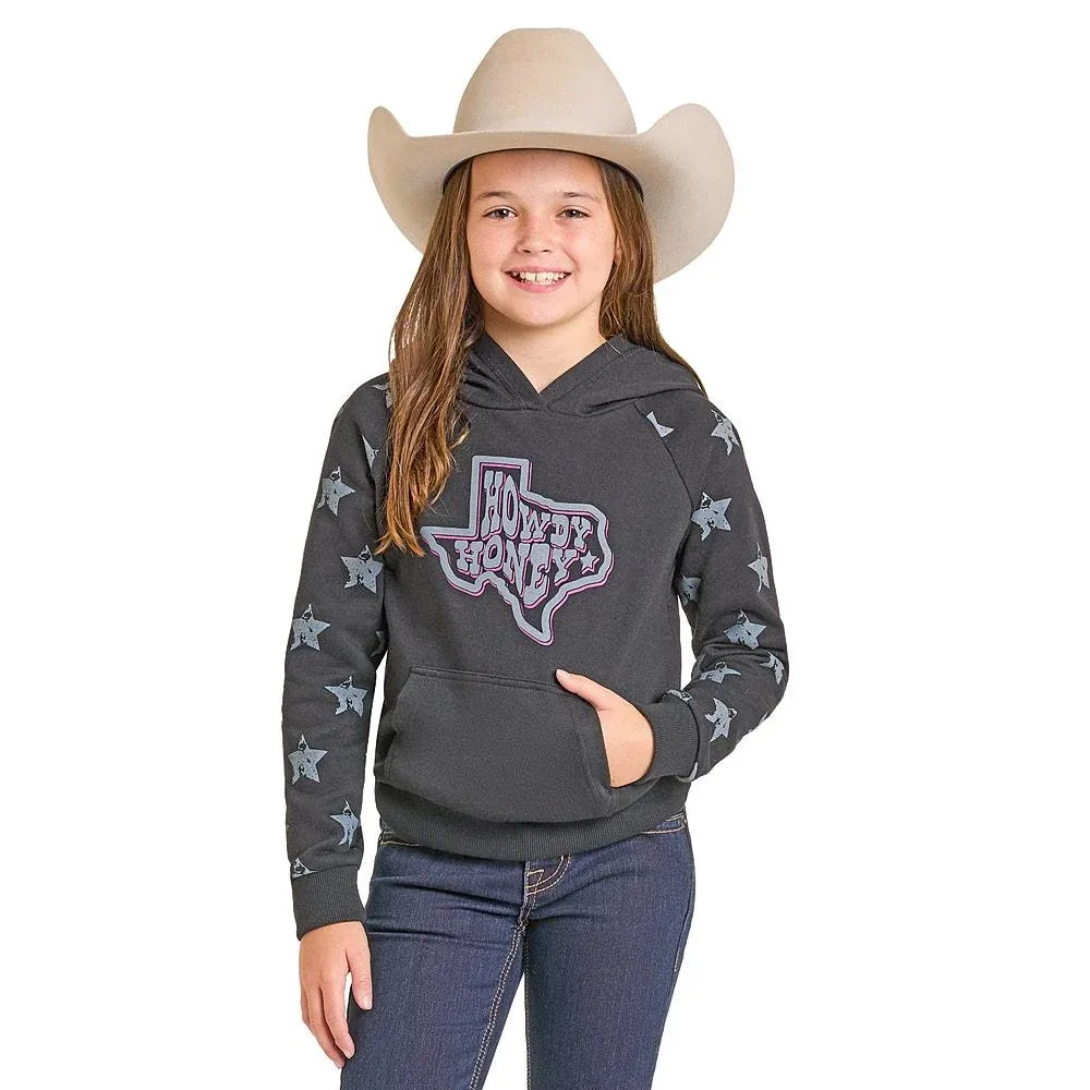 Rock & Roll Denim Girl's Howdy Honey Hoodie