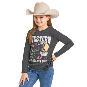 Rock & Roll Denim Girl's Wild Hearts Tee Shirt