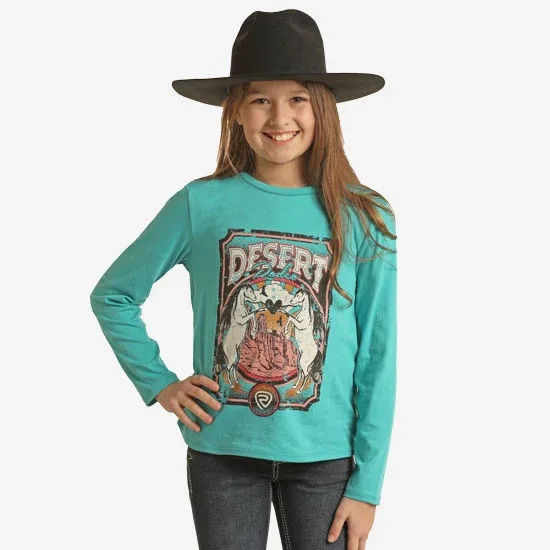 Rock & Roll Denim Girls' Wild West Wonderder Tee