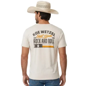 Rock & Roll Denim Koe Wetzel Natural East Texas Tee Shirt