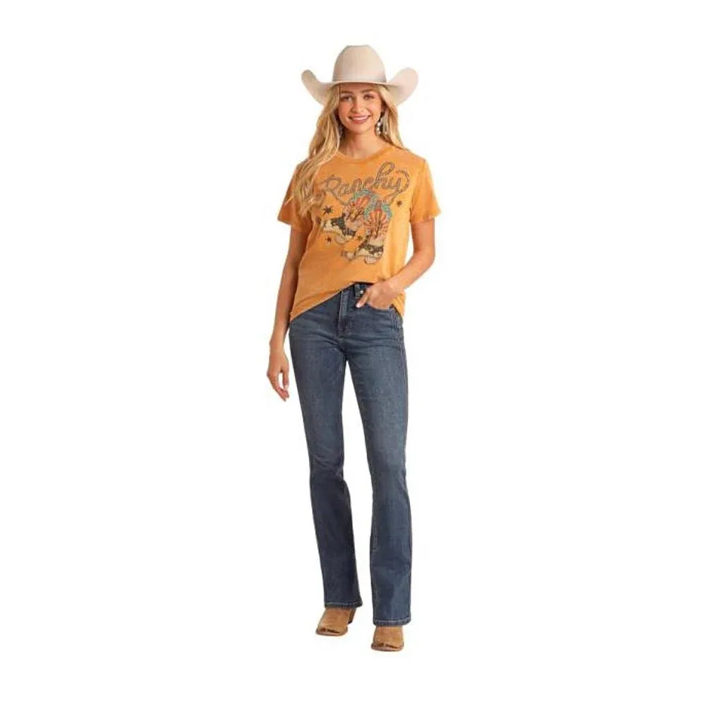Rock & Roll Denim Ranchy Graphic Tee