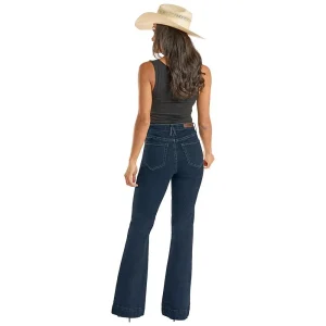 Rock & Roll Denim Women's Carpenter Pocket High Rise Trouser