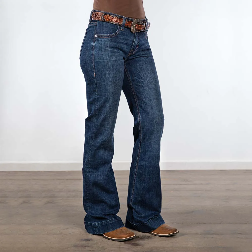 Rock & Roll Denim Women's Diamond Loop Trouser - Image 2