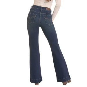 Rock & Roll Denim Women's Sculpted Dark Wash Trouser