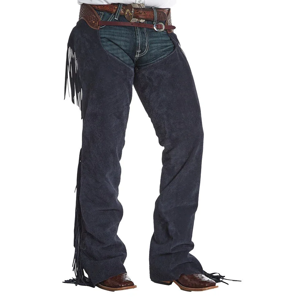 Rockin` Y Saddlery Denim Roughout Versatility Chaps