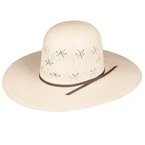 Rodeo King Starburst 4 1/4in Brim Open Crown Straw Hat