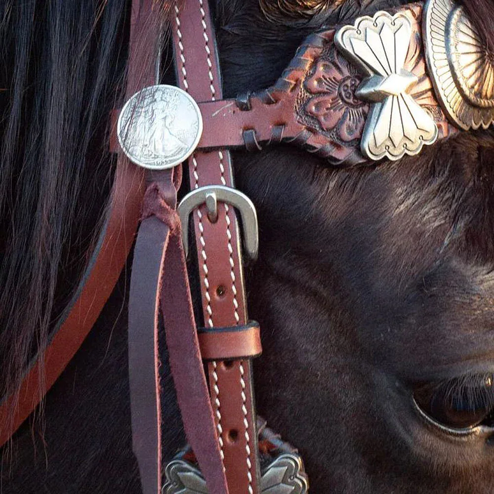 Rodeo Quincy Elko Browband Headstall - Image 2