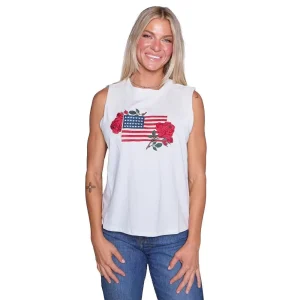 Rodeo Quincy Women's American Rodeo Muscle Tank