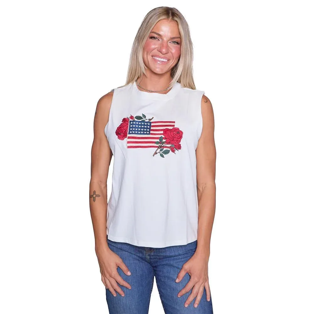 Rodeo Quincy Women's American Rodeo Muscle Tank