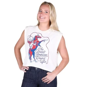 Rodeo Quincy Women's Great American Round-Up Tank