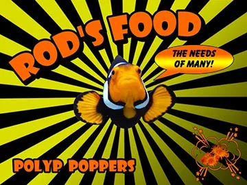 Rod's Food Frozen Polyp Poppers (2 oz) - Premium Nano Reef & Coral Food