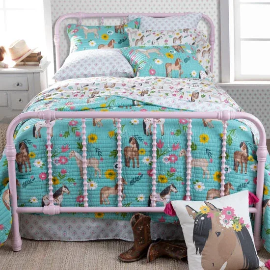 Rod's True Western Horse Girls Daisy Pony Quilt
