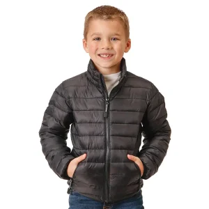 ROPER Boy's Crushable Parachute Black Jacket