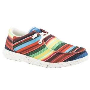 Roper Footwear Women`s Hang Loose Multi Stripe Moc