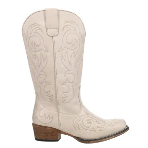 Roper Footwear Womens Riley Embroidered Snip Toe Casual Boots