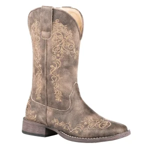 Roper Footwear Women's Riley Scroll Embroidered Boots