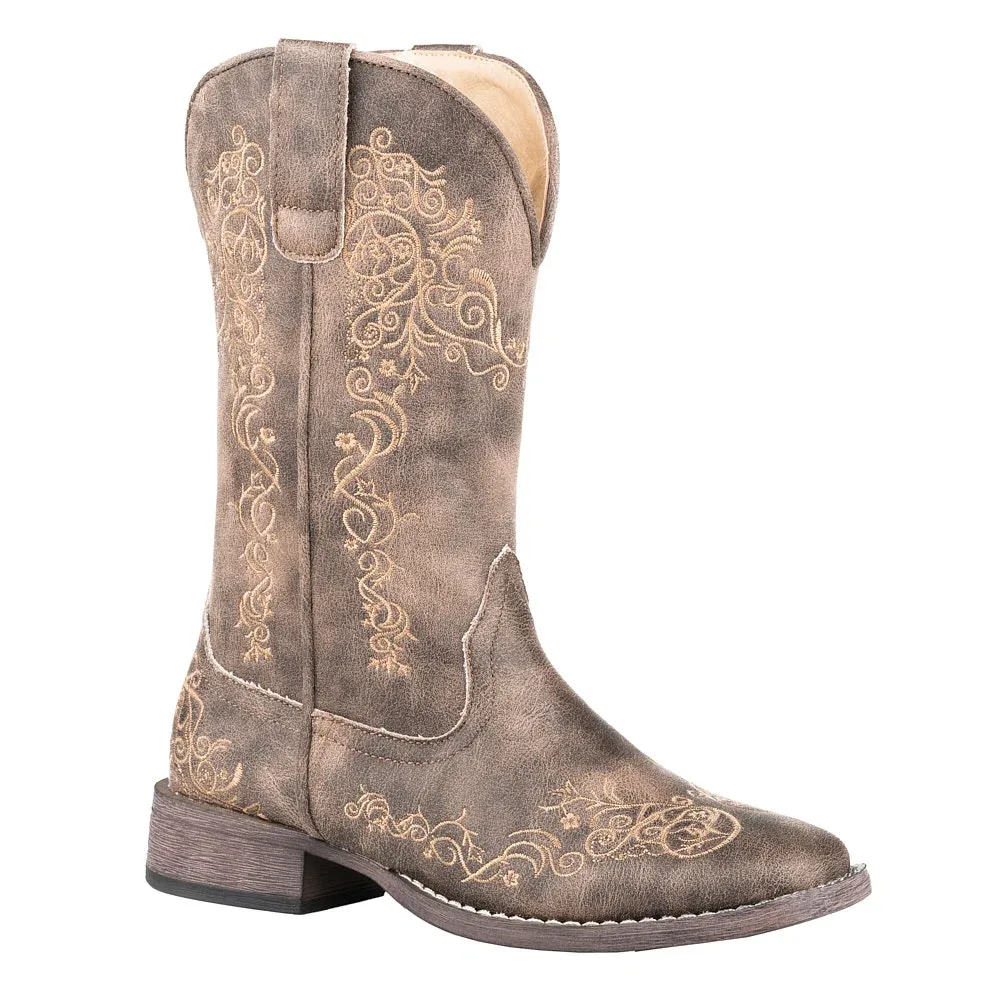 Roper Footwear Women's Riley Scroll Embroidered Boots