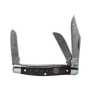 Roper Knives Red jigged bone stockman Knife