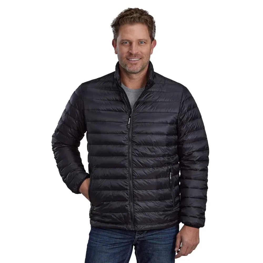 ROPER Mens Black Lightweight Crushable Jacket