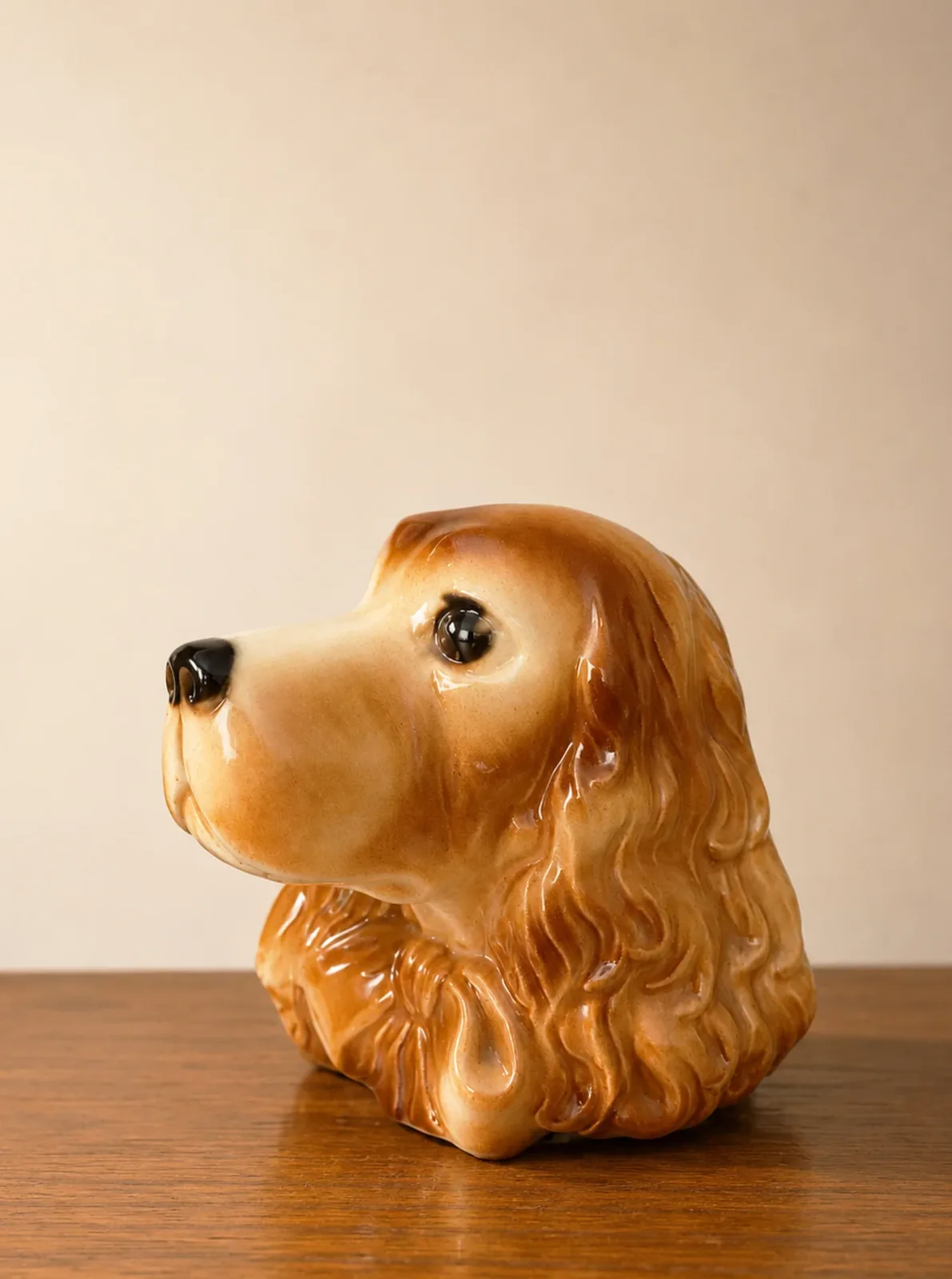 ROYAL COPLEY COCKER SPANIEL WALL VASE