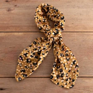 Royal Highness Gold Leopard Wild Rag