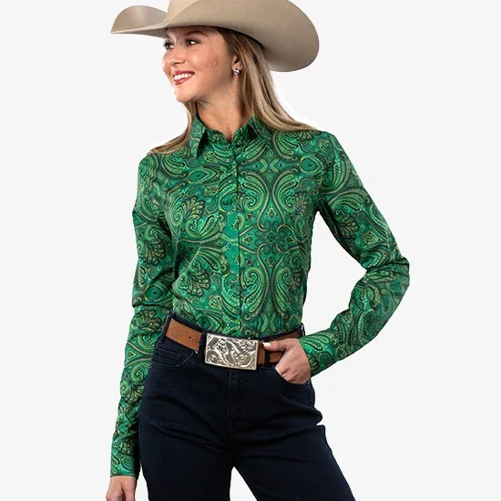 Royal Highness Money Honey Paisley Top