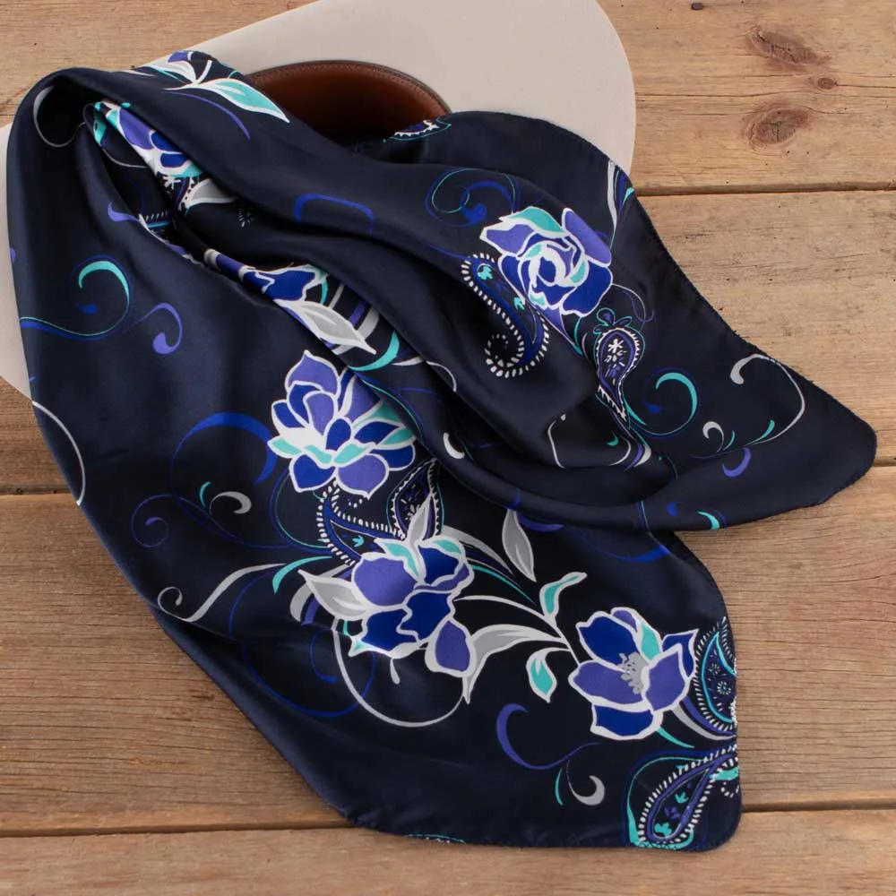 Royal Highness Paisley Flower Wild Rag - Image 2