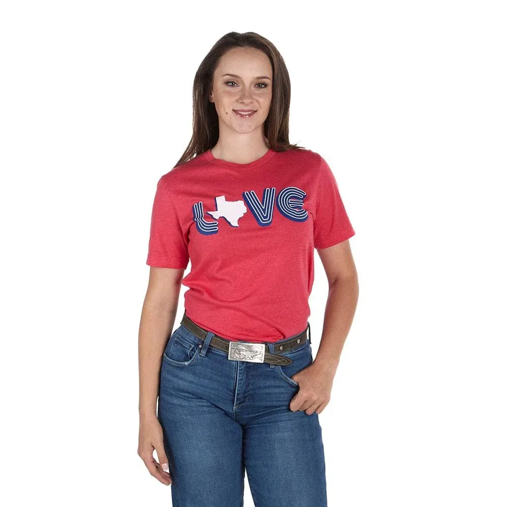 Ruby's Rubbish Love Texas Red Tee Shirt