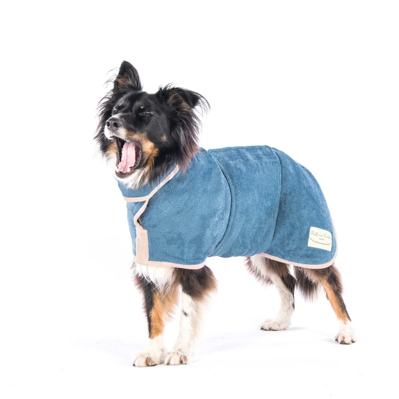 Ruff and Tumble Classic Sandringham Blue Drying Coat - Image 2