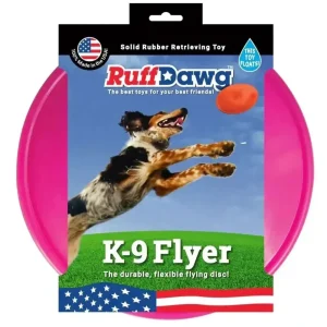 Ruff Dawg K9 Flyer Disc Dog Toy – Interactive Fetch, Flyer Jr