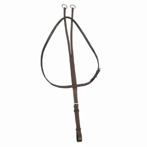 Running Martingale - Flat Leather Martingale with Stainless Steel Hardware