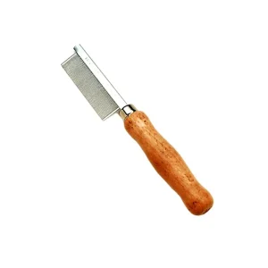 Safari Dog Flea Comb with Wooden Handle, 6.5 in x 1 in