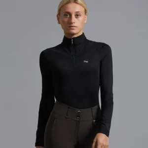 SALE - Arclos Ladies Technical Long Sleeve Riding Top Black