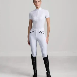 SALE - Coco Novo Womens Full Seat Competition Riding Breeches White