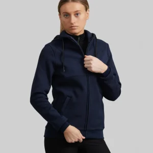 SALE - Legato Hooded Full-Zip Sweatshirt French Navy