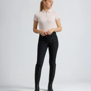 SALE - Ofena Womens Full Seat Riding Breeches Black