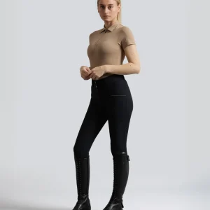 SALE - Ofena Womens Gel Knee Riding Breeches Black