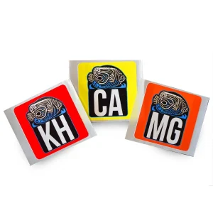 SaltwaterAquarium.com Dosing Container Sticker Set (KH, CA, MG)