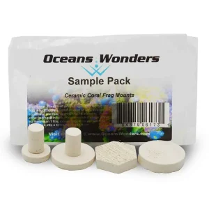 (SAMPLE) CERAMIC Coral Frag Mounts - Oceans Wonders