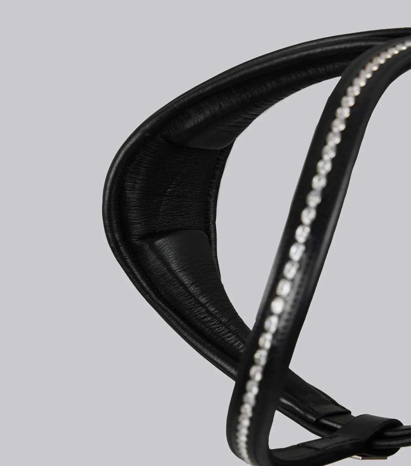 San Paolo Anatomical Snaffle Bridle Black - Image 2